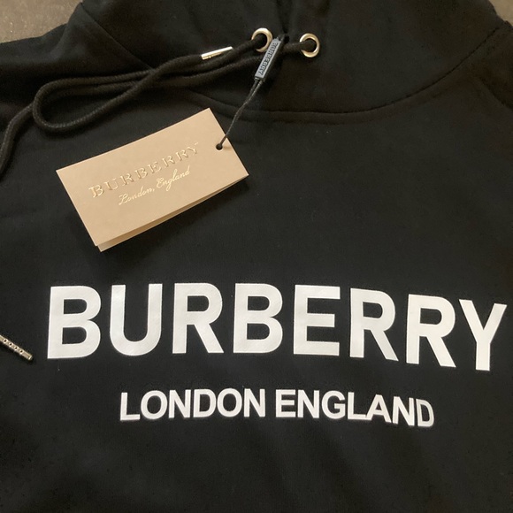 Black Burberry hoodie